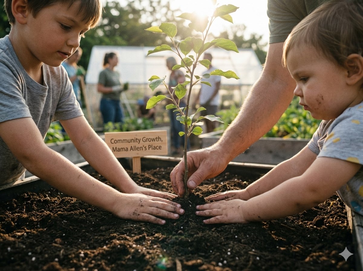 Mama Allen's Place community volunteers